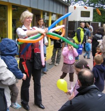 Luftballons im Kindergarten